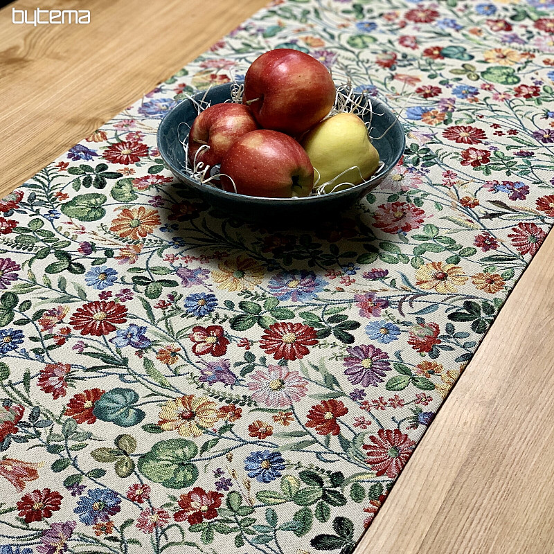 Tovaglia e sciarpa in arazzo SCARLET - SUMMER MEADOW