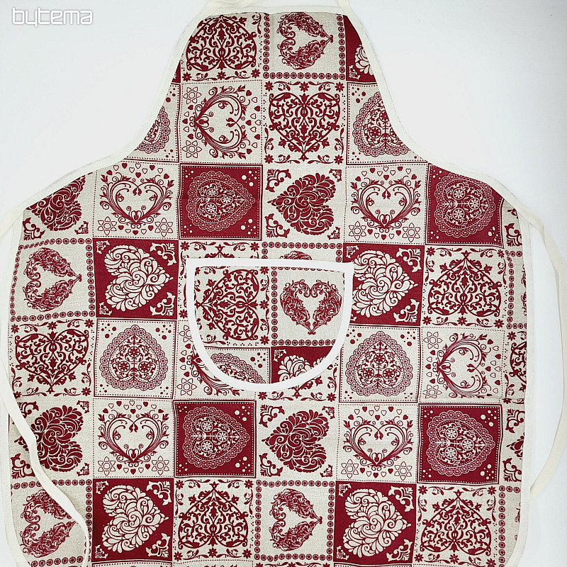 Grembiule con pettorina PATCHWORK CUORE
