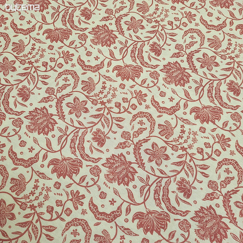 Tessuto decorativo TIRIAN ROSSO