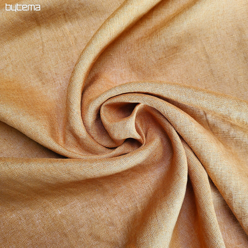 Tessuto di lino TEINTURE CINNAMON