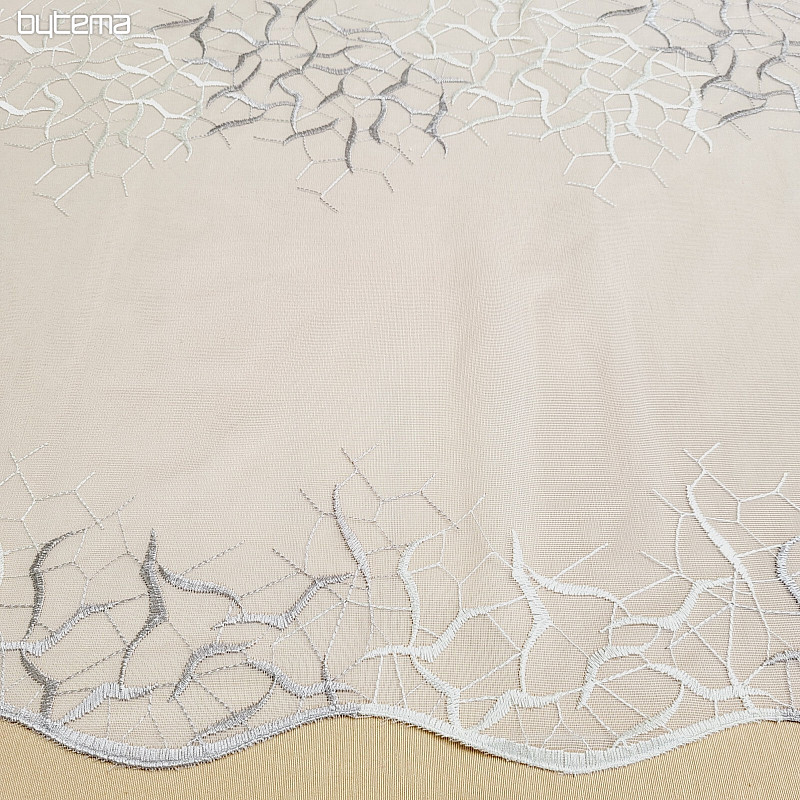 GERSTER 11686/0840 RICAMO BEIGE E BIANCO