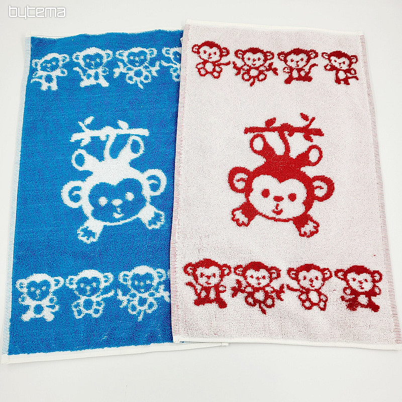 Asciugamano per bambini MONKEY - mix di colori
