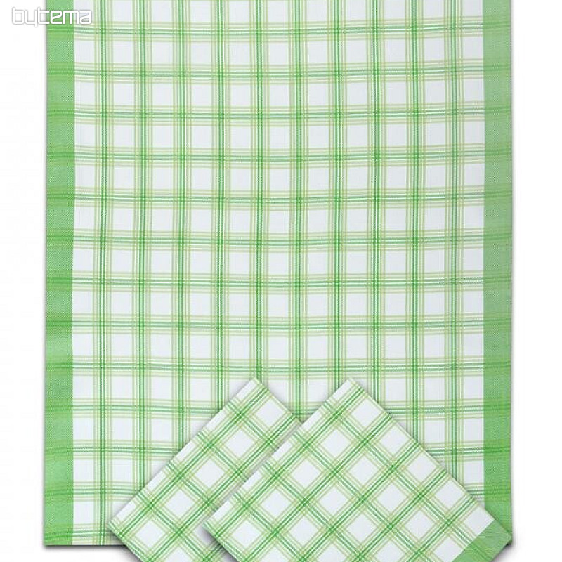 Asciugamani di bambù CUBO GRANDE VERDE