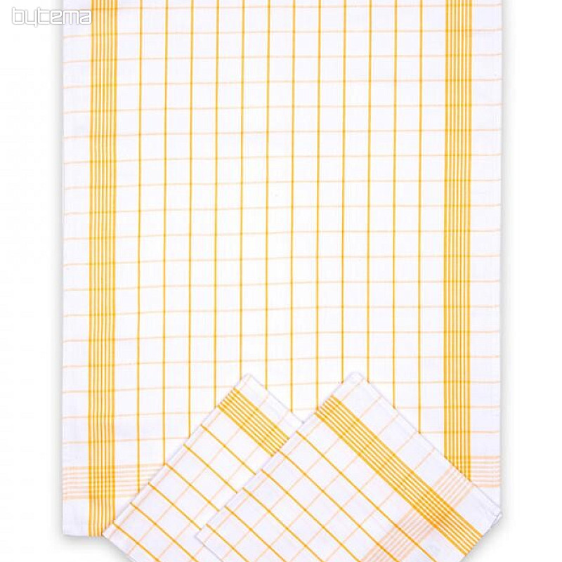 Asciugamani in cotone POSITIV YELLOW CHECK