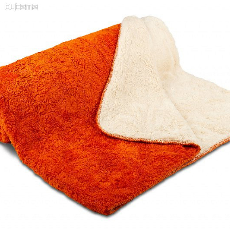 coperta Sheep-sheep 150/200 arancio scuro/crema