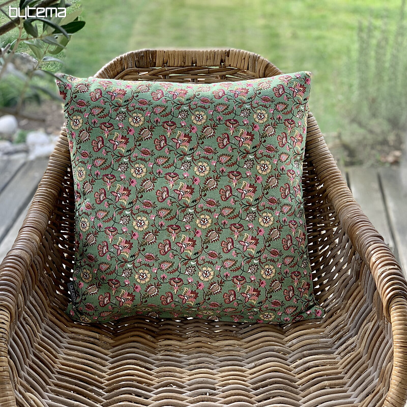 Federa per cuscino in arazzo MALVARROSA GREEN