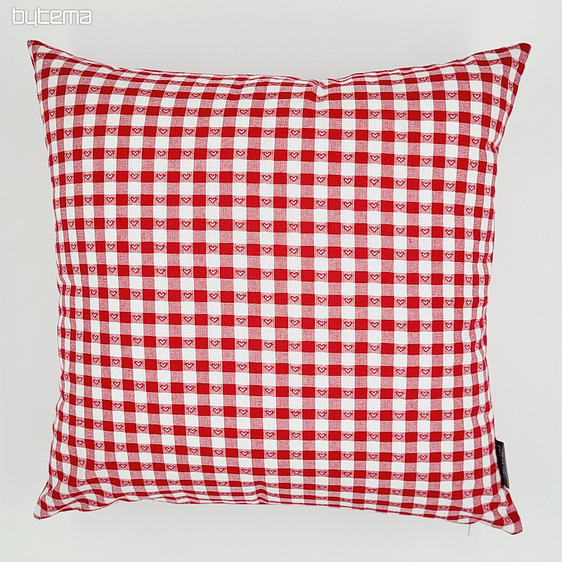 Federa decorativa SOFI CUORE rosso