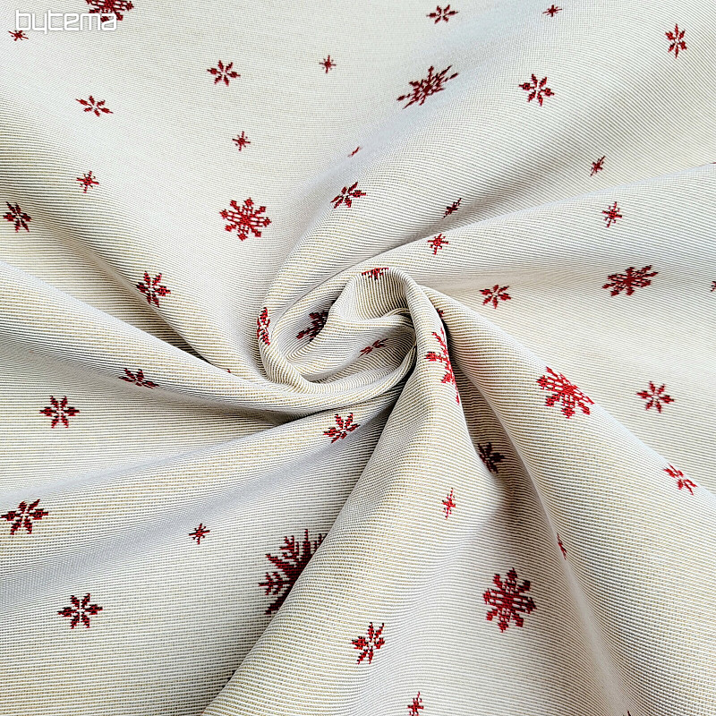 Tessuto per arazzo SOFT FLAKE RED