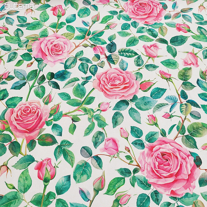 Tessuto decorativo ROSE HOPING ROSE