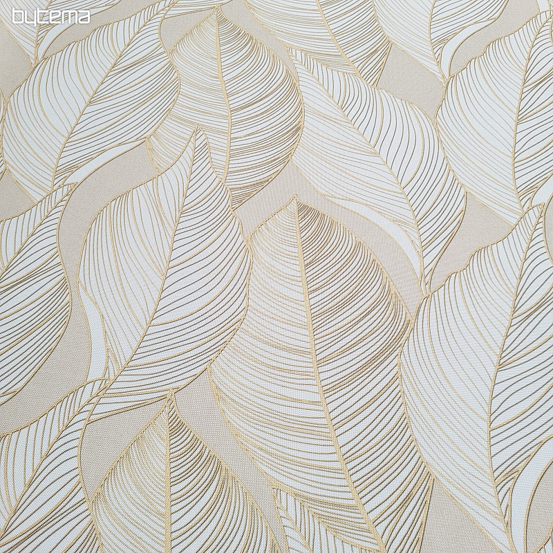 Tessuto decorativo MAXI FOGLIE beige