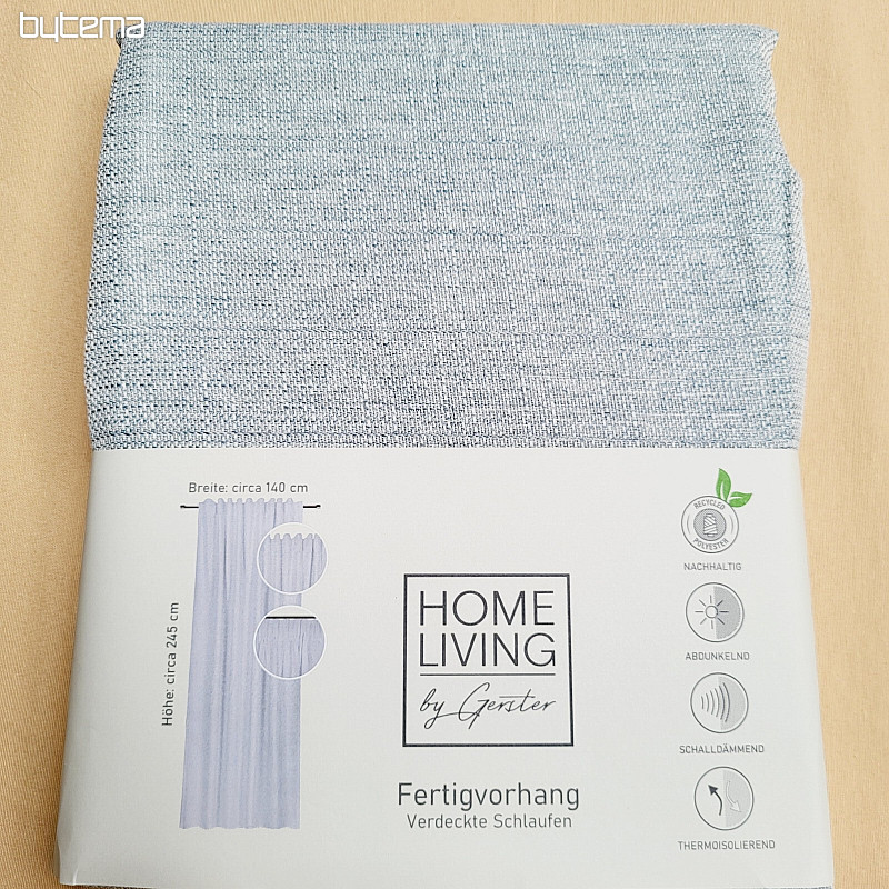 Lussuosa tenda pronta all'uso HOME LIVING grigio-blu