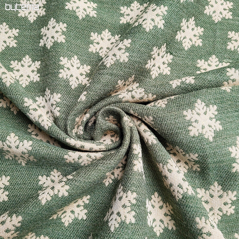 Tessuto decorativo lussuoso FLAKES GREEN