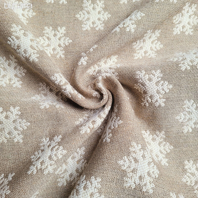 Tessuto decorativo lussuoso FLAKES BEIGE
