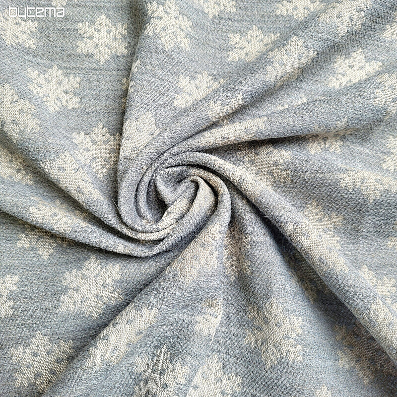Tessuto decorativo lussuoso FLAKES GREY