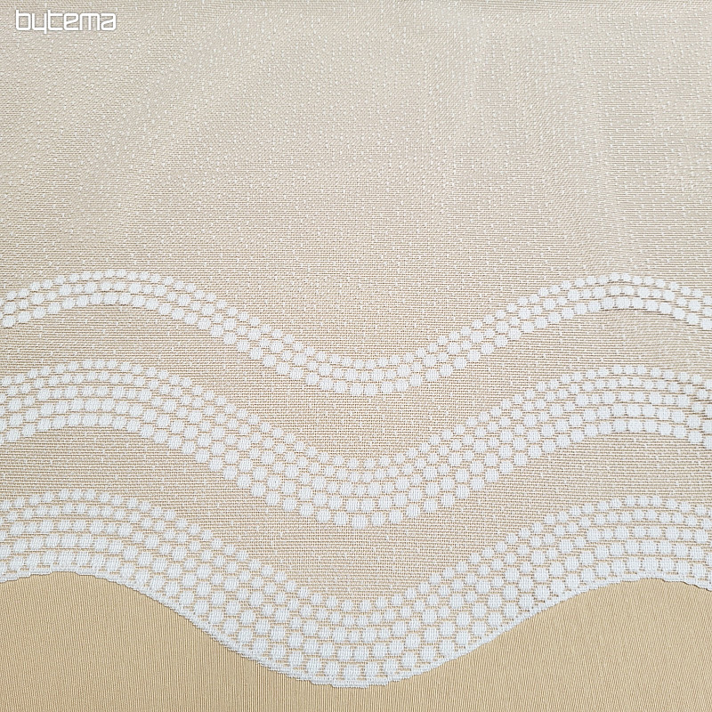 Tenda jacquard DOTS bianca