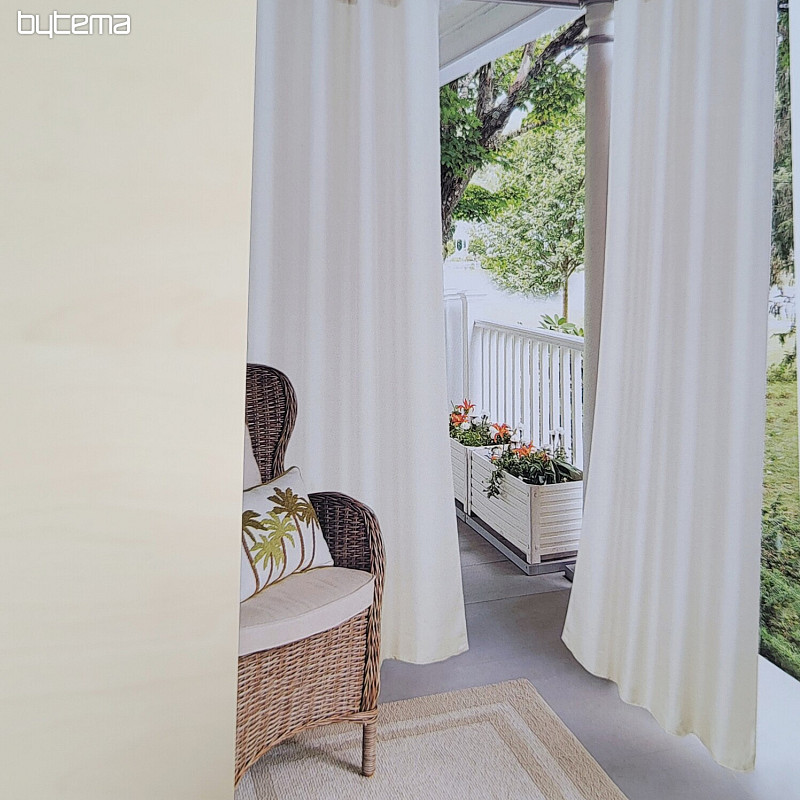 Tenda decorativa da esterno GAIA BEIGE anelli