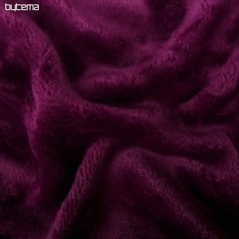 Lenzuolo in microflanella DORMIRE BENE al buio. viola
