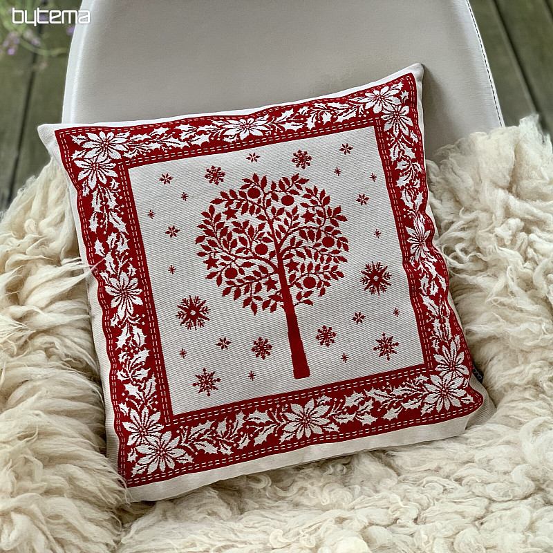 Copertura per arazzo natalizio FOLK CHRISTMAS 1 rosso