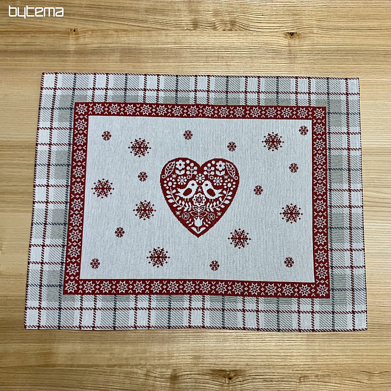Tovaglietta arazzo CUORE IN KARA