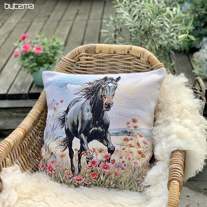 Federa per cuscino arazzo BLACK BEAUTY