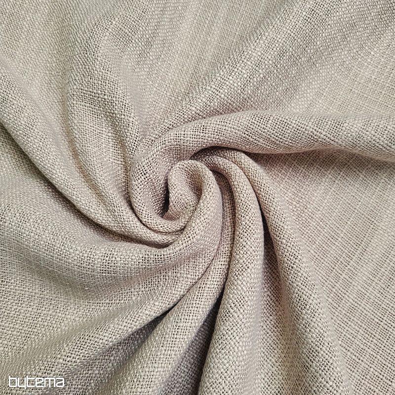 Tessuto decorativo di lusso LINO beige