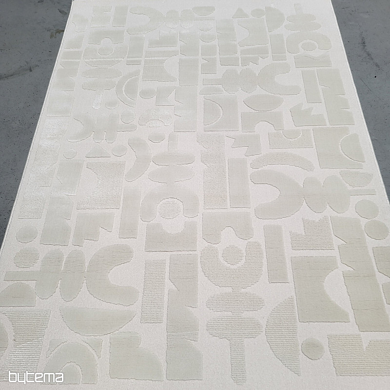 Tappeto pezzo BOHO geometria leggera