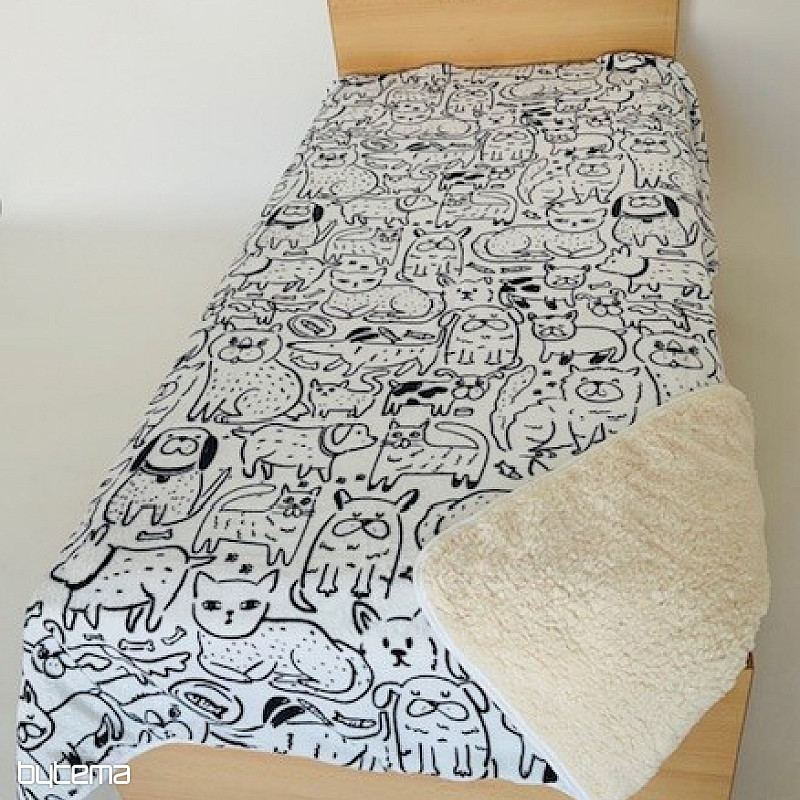 Coperta con stampa di pecore - ANIMALI