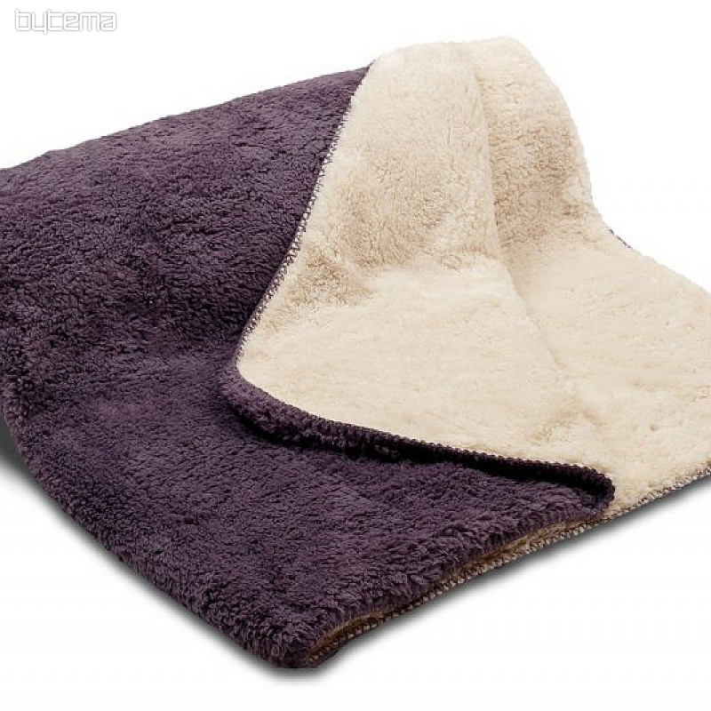 Coperta Sheep-antracite/grigio scuro/crema
