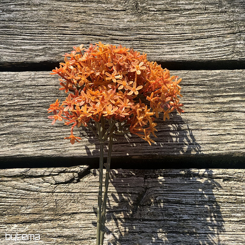 CORONA DI FIORI SECCHI ARANCIA