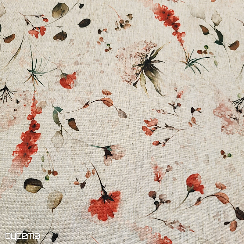 Tessuto decorativo FIORI TARDIVI