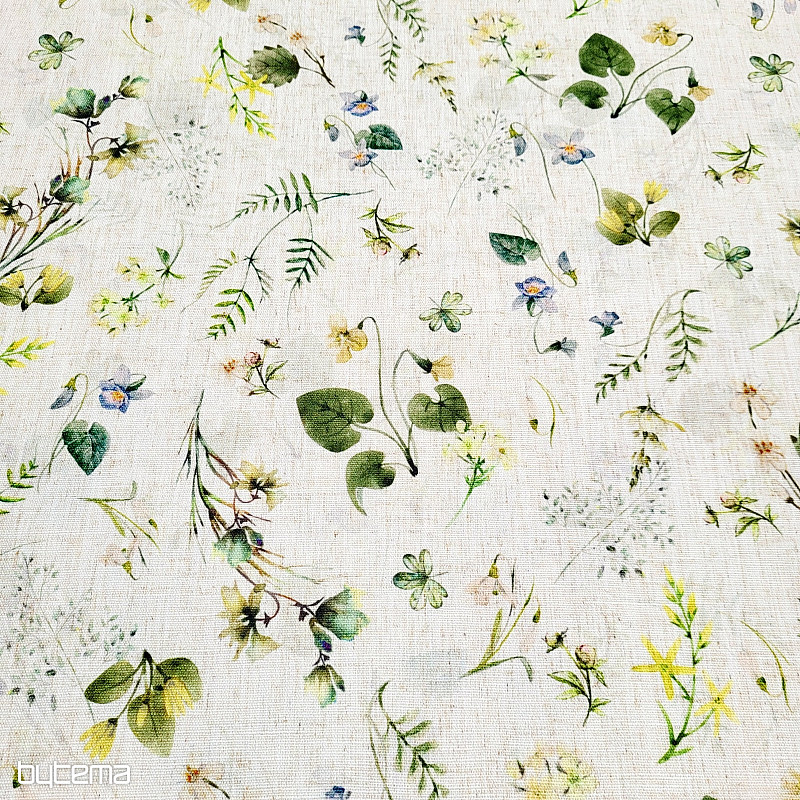 Tessuto decorativo SPRING VIOLETTS