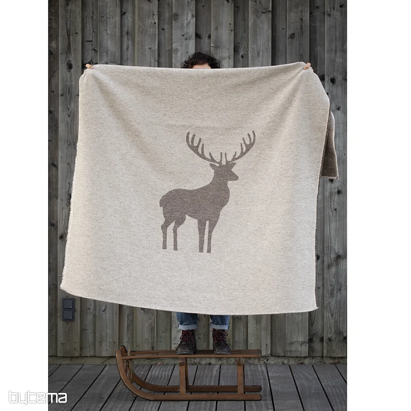 Coperta DF LUCA DEER BEIGE