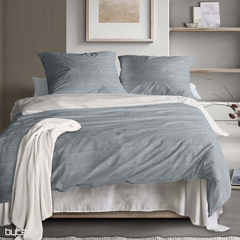 IRISETTE raso di cotone di lusso WAVE 8557-20 BLU
