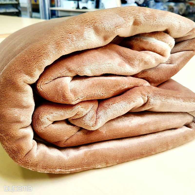 Biancheria da letto in microflanella CIOCCOLATO