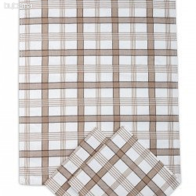 Strofinacci MODERN CHECK BEIGE 3 pz
