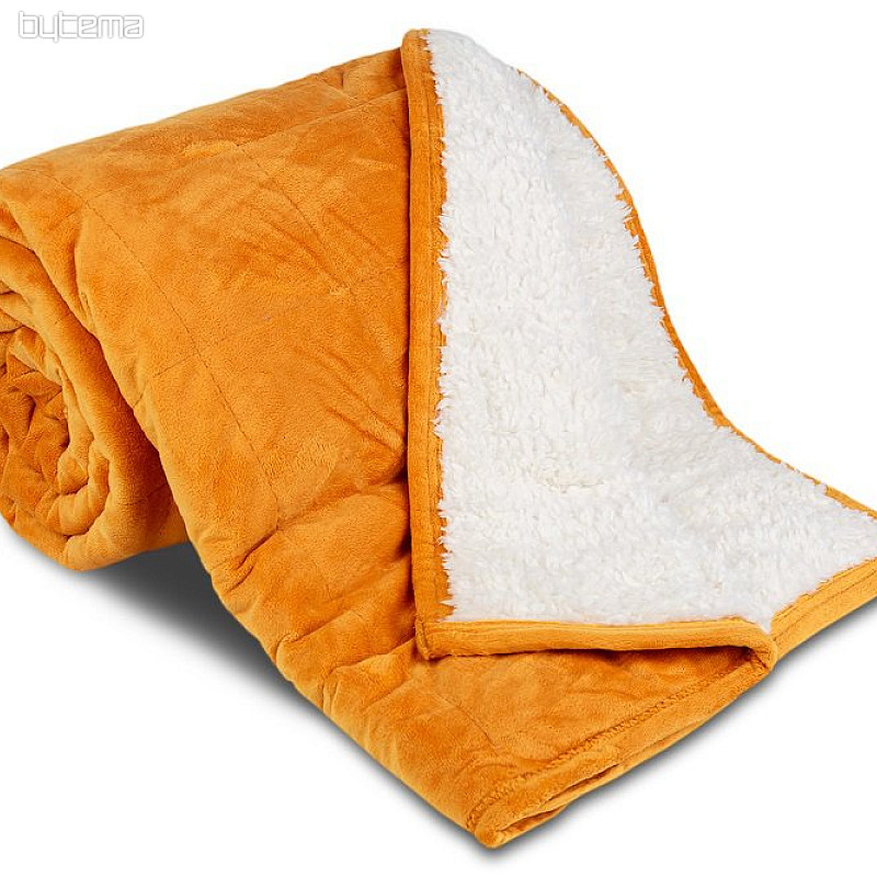 coperta in microfibra EXTRA SOFT PECORA punto St. cannella