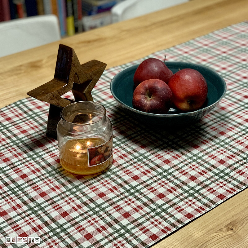 Tovaglia e sciarpa natalizia SCOTTISH SHELLEY CHECK