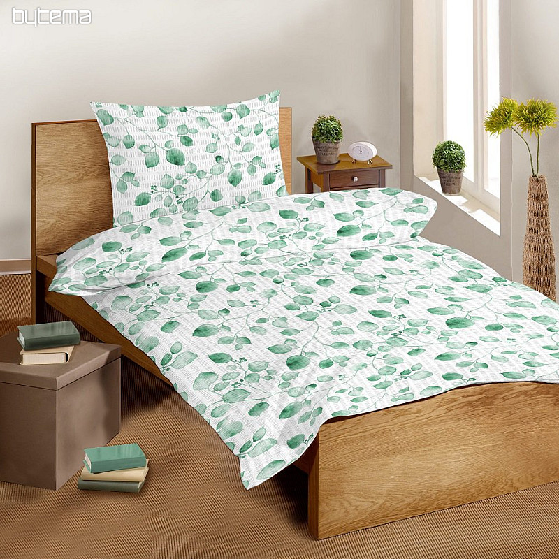 Biancheria da letto in microcrepe - EUCALIPTO