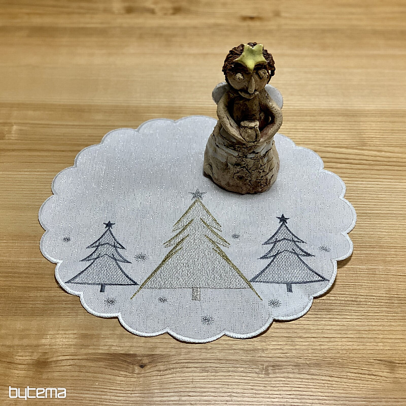 Tovaglietta GREY GOLDEN TREES