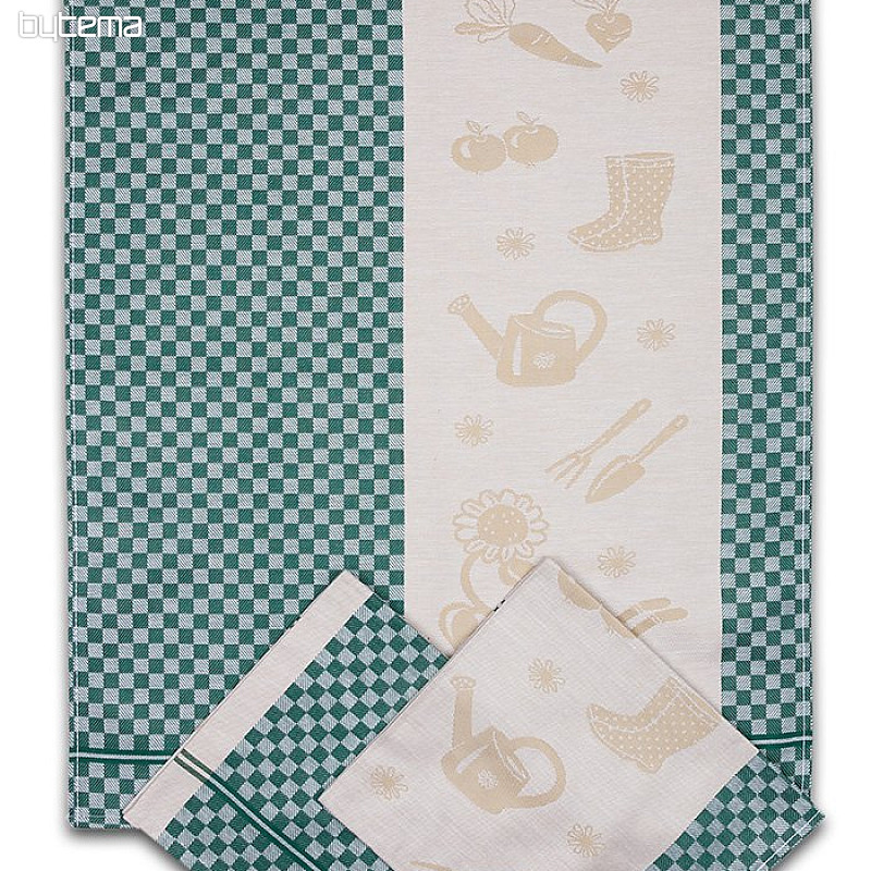 Strofinacci GARDEN CUBE VERDE 3 pz