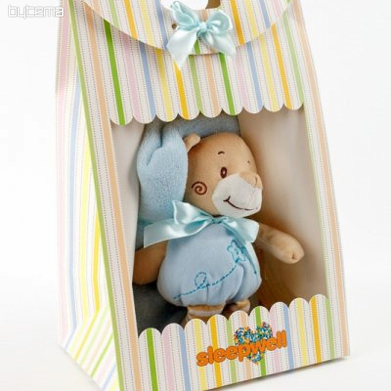 Set regalo per bambini con orsetto blu