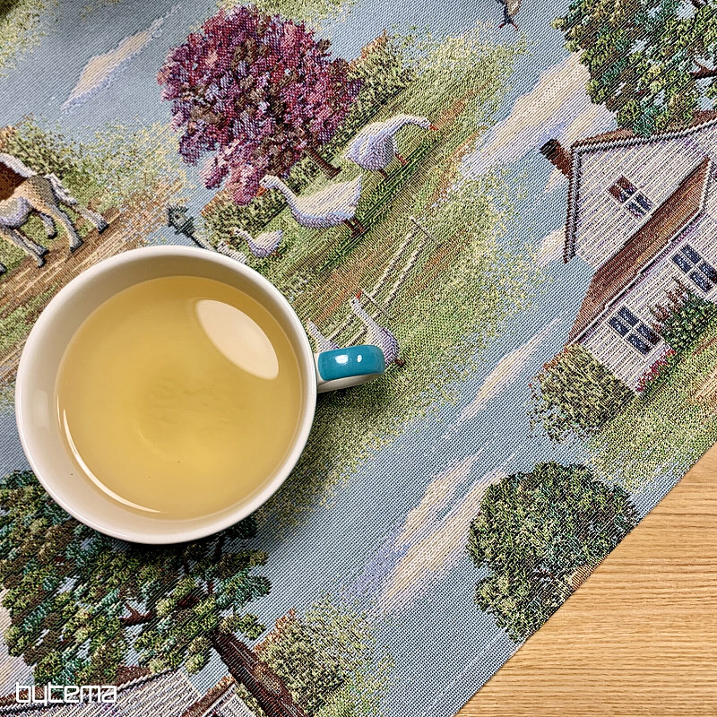 Tovaglia e sciarpa in arazzo VENKOV