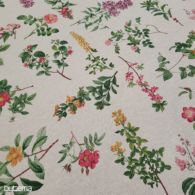 Tessuto decorativo FLOWERS OREGON