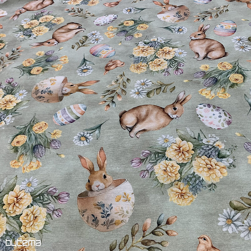 Tessuto decorativo BUNNY LONNIE verde