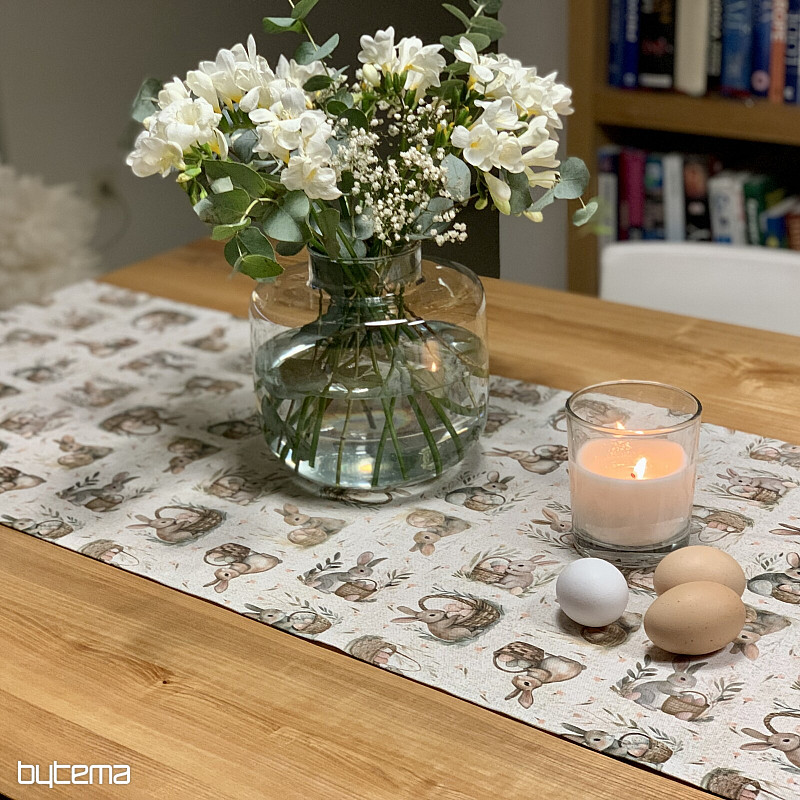 Tovaglia pasquale POLLI E UOVA