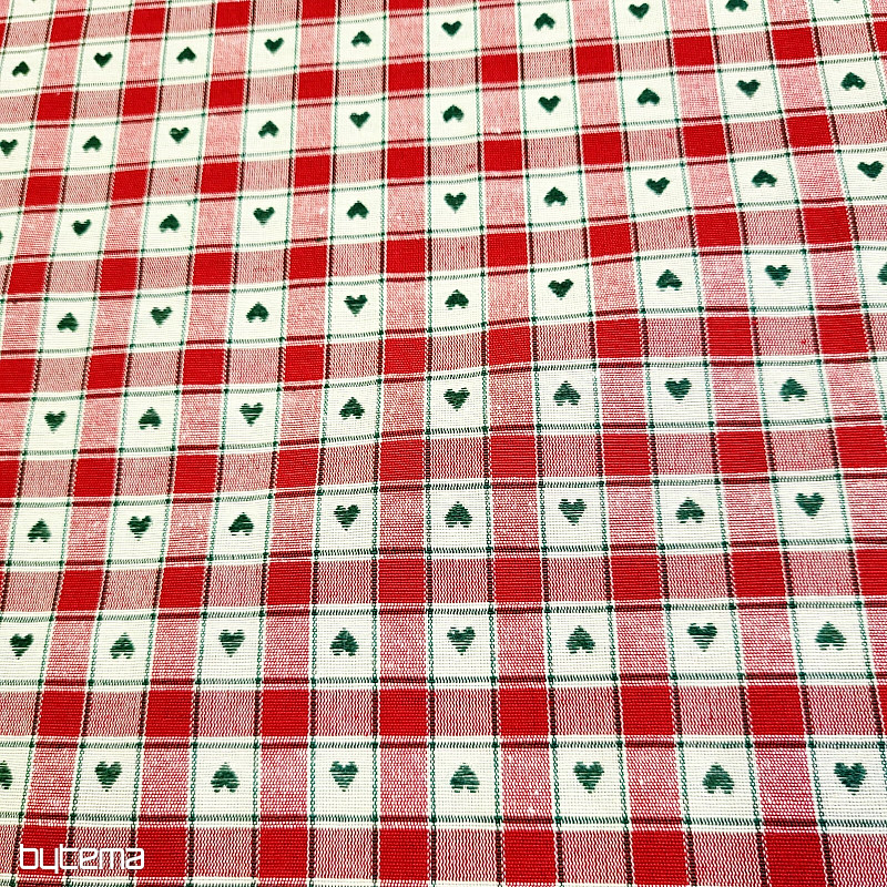 Tessuto decorativo MAXI CORET rosso