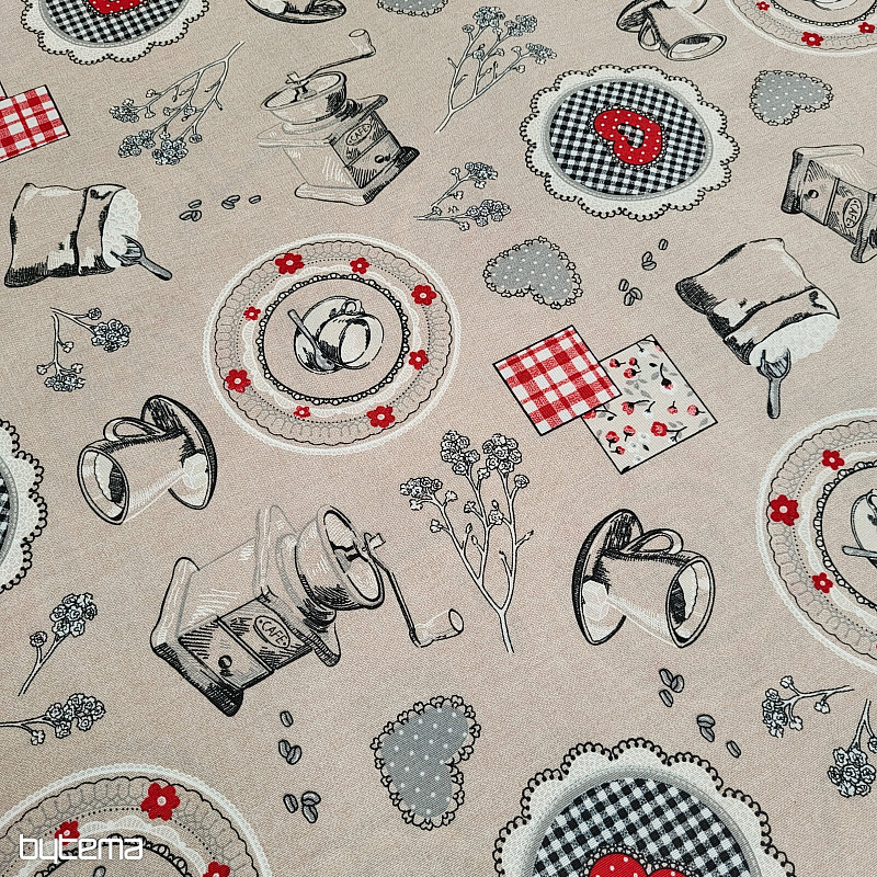 Tessuto decorativo al profumo di caffè