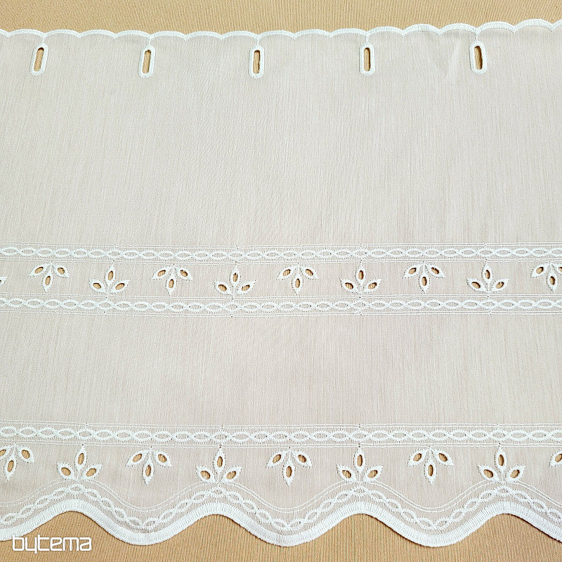 Tenda per vetrate artistiche GERSTER 11885 color crema