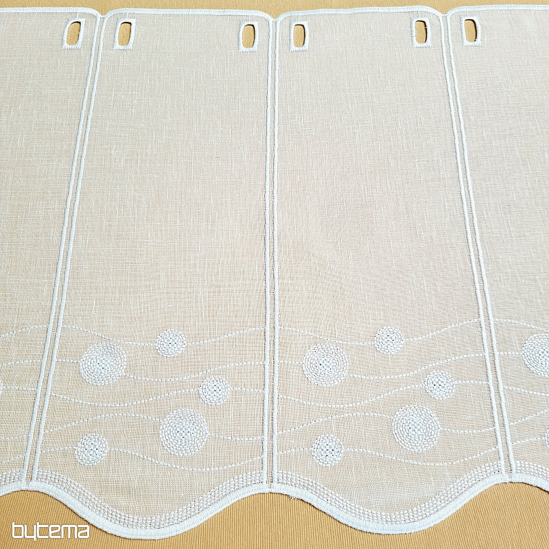 Tenda per vetrate artistiche GERSTER 11857 ruote bianche