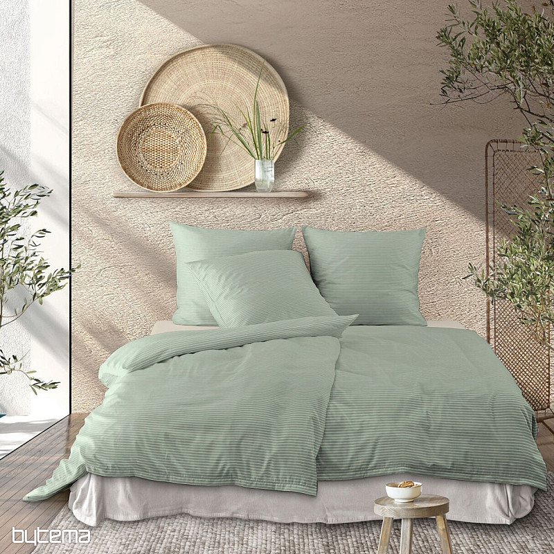 IRISETTE raso di cotone di lusso TOKIO 8607-30 verde